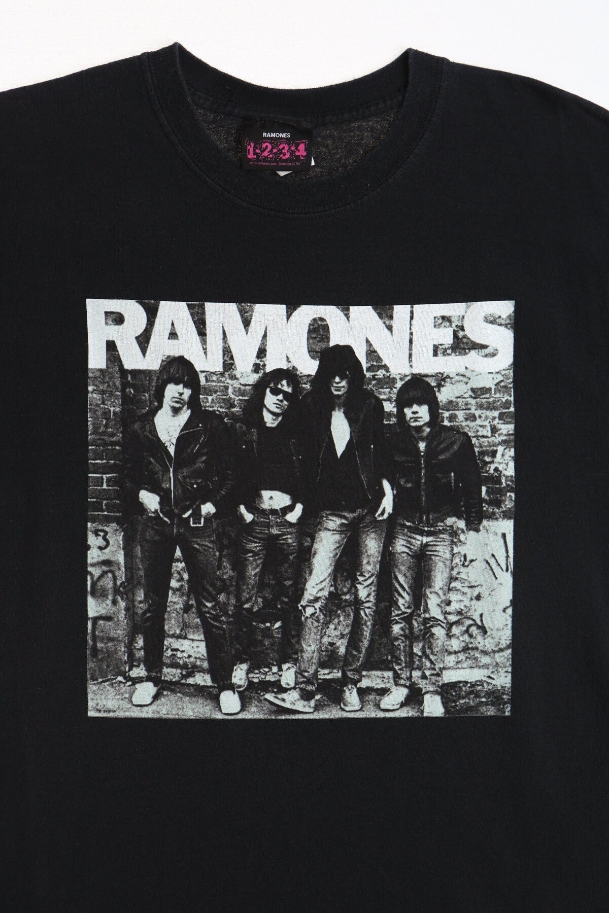 Ramones rock band shirt black