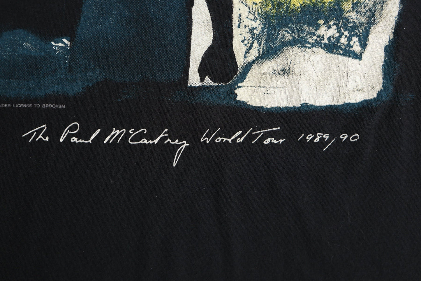 Vintage world tour 1990 1989 concert shirt black paul mccartney t-shirt