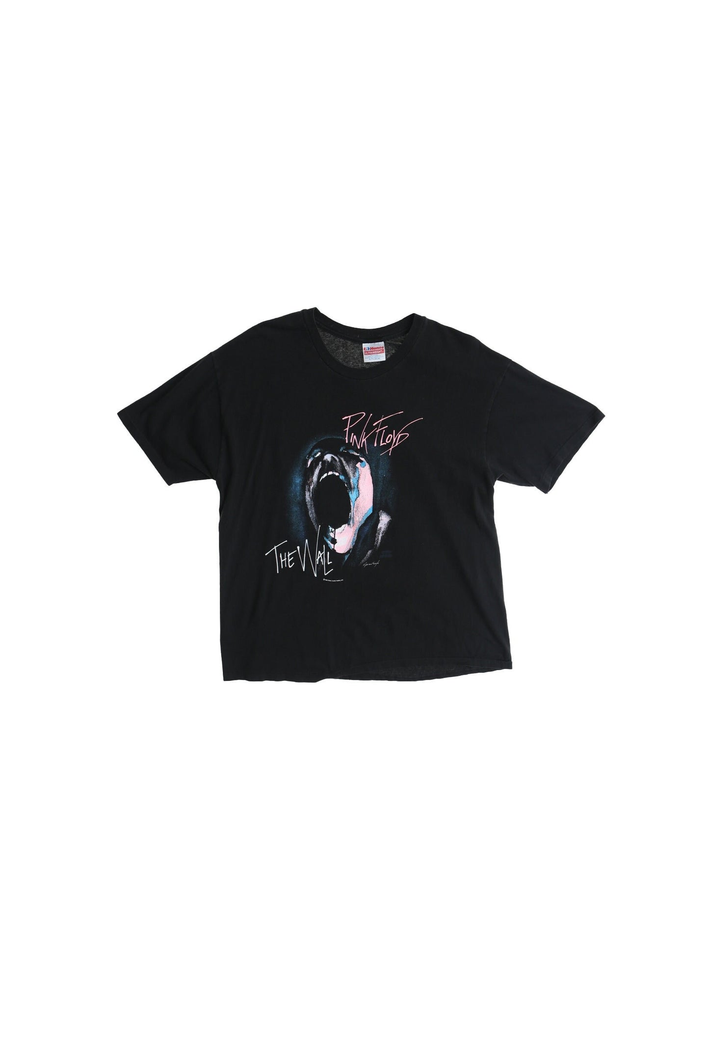 Vintage pink floyd the wall 80's 90's shirt t-shirt rock concert tour black 1982 xl