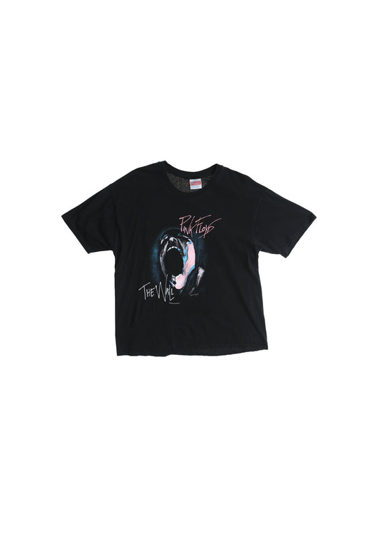 Vintage pink floyd the wall 80's 90's shirt t-shirt rock concert tour black 1982 xl