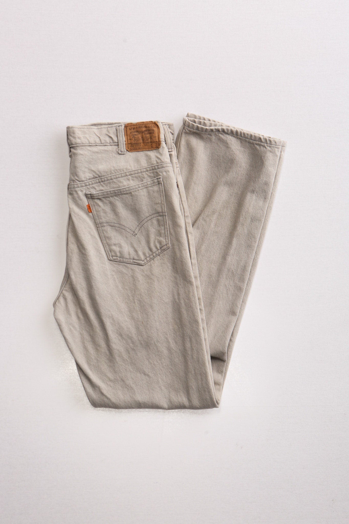 Vintage levi's jeans denim pants waist 38 off white