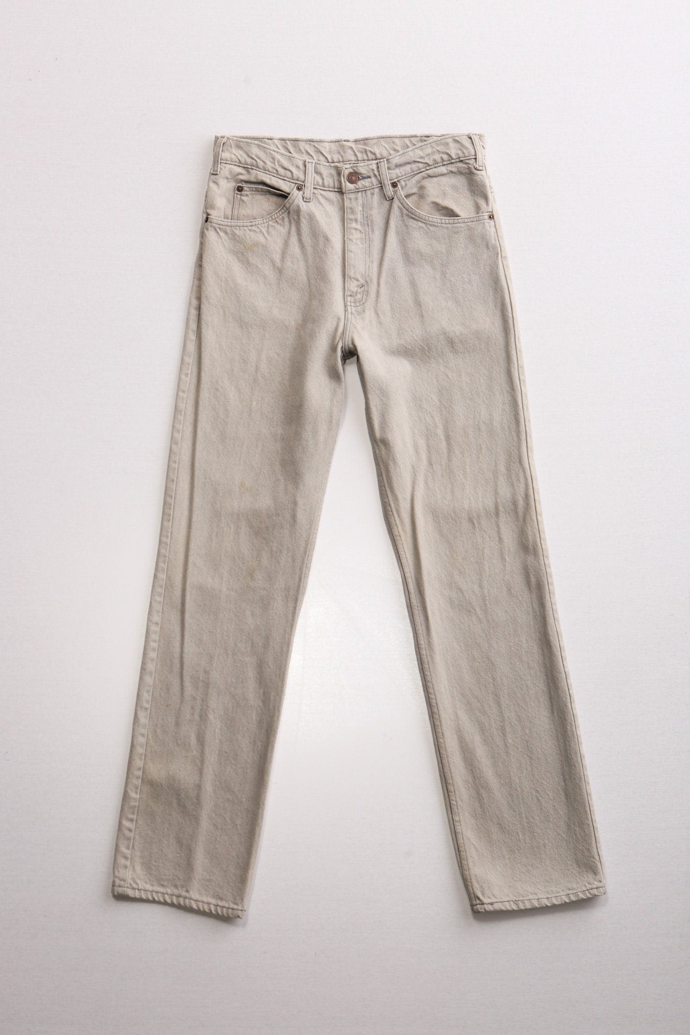 Vintage levi's jeans denim pants waist 38 off white
