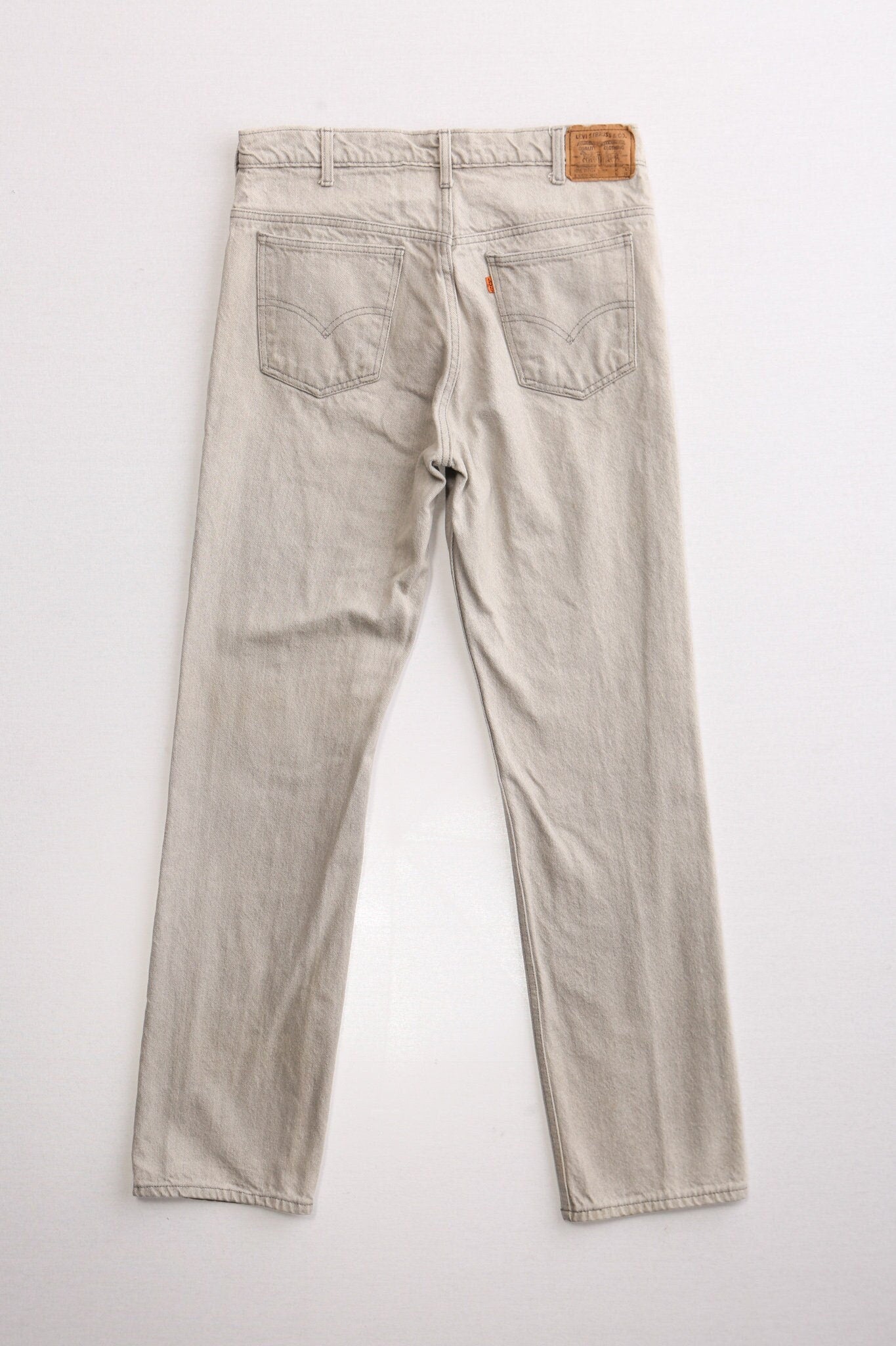 Vintage levi's jeans denim pants waist 38 off white