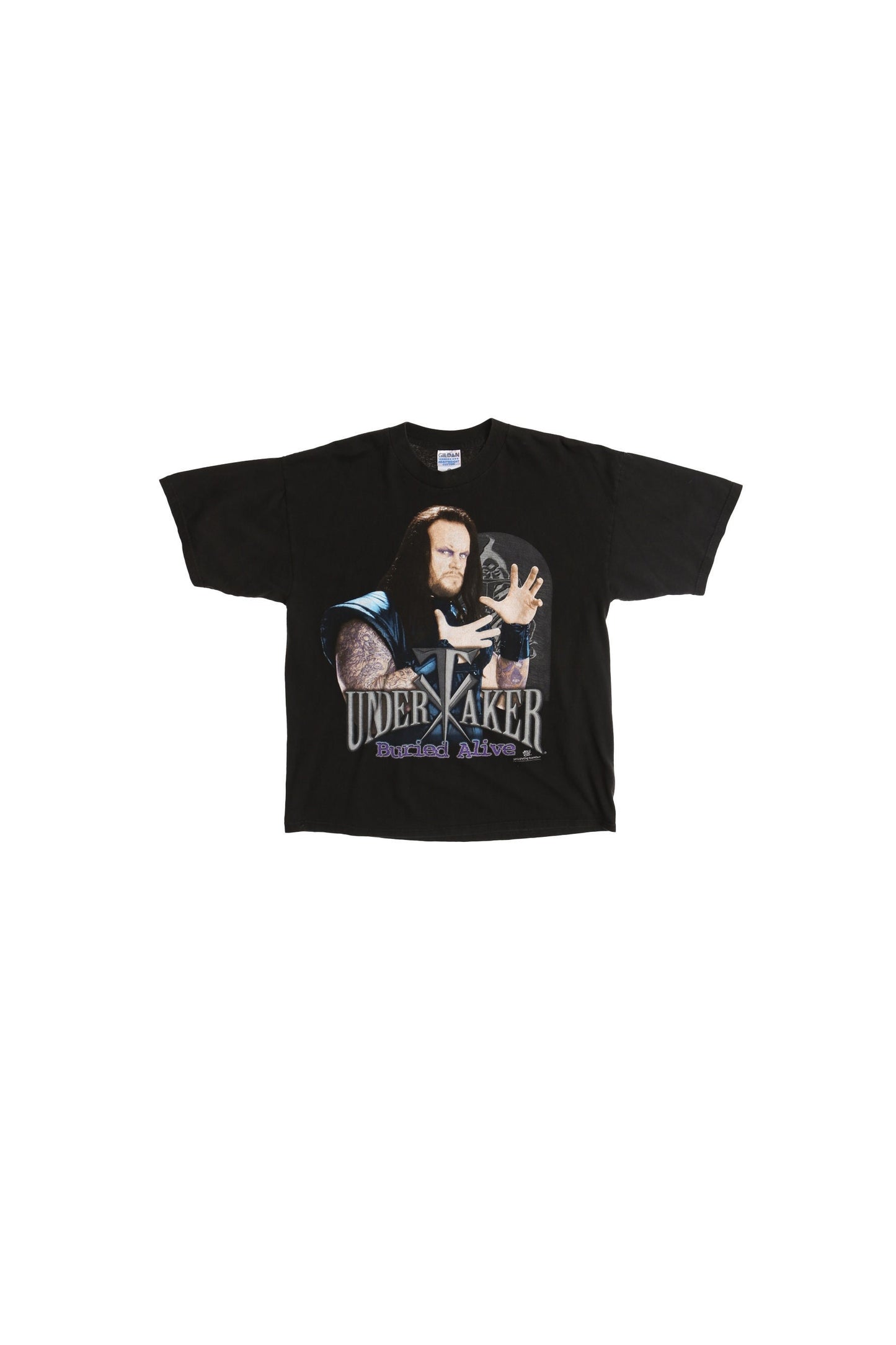 Vintage under taker wwe wrestling graphic t-shirt shirt black wwf y2k