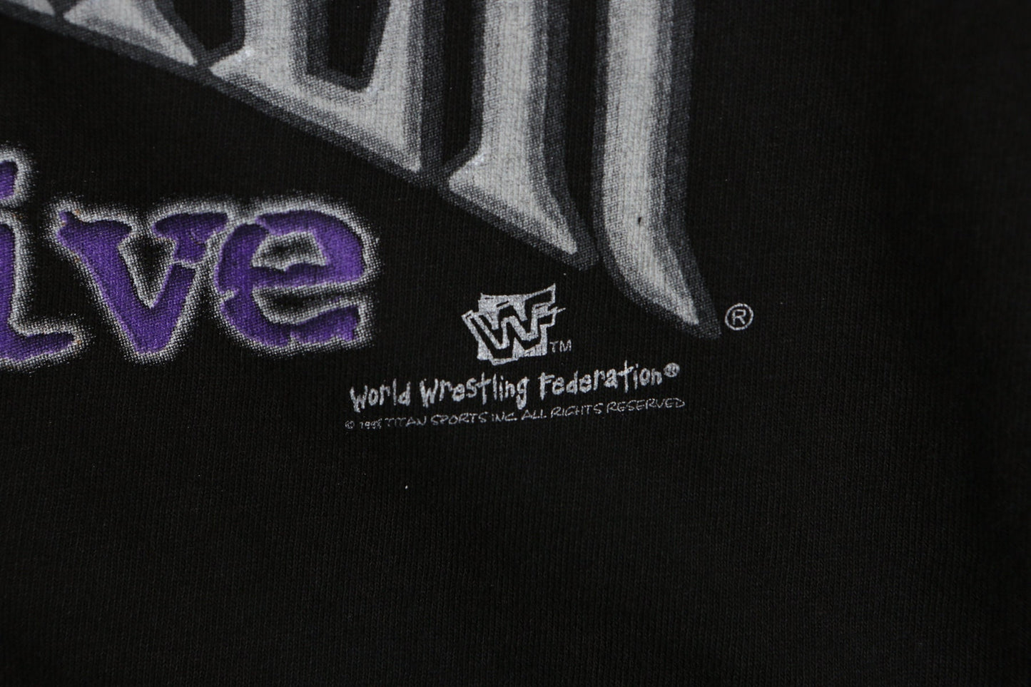 Vintage under taker wwe wrestling graphic t-shirt shirt black wwf y2k