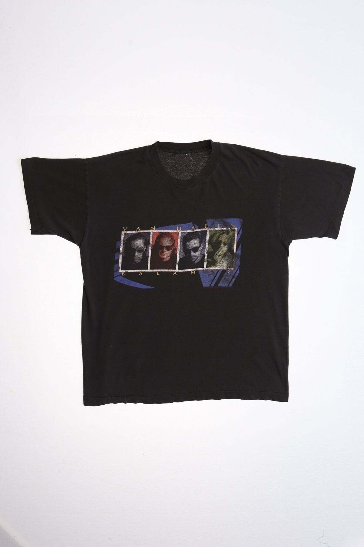 Van halen rock tour t-shirt shirt black 95 96