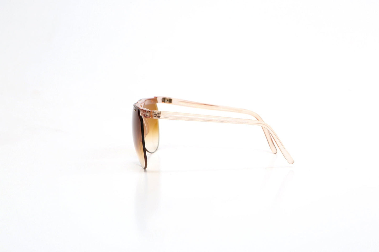 Vintage men women deadstock sunglasses brown disco gangster sport