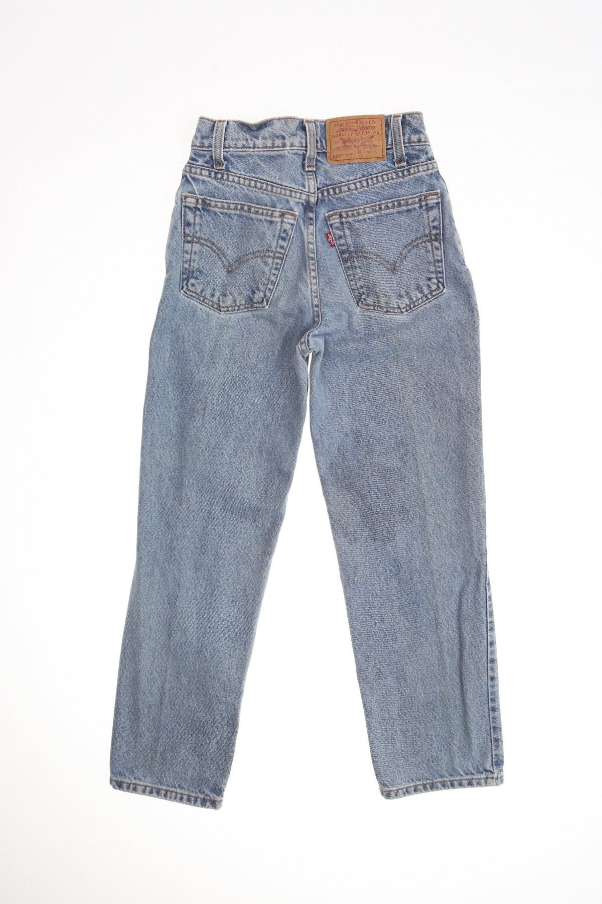 550 levi's jeans blue high waist relaxed fit denim pants 90's vintage