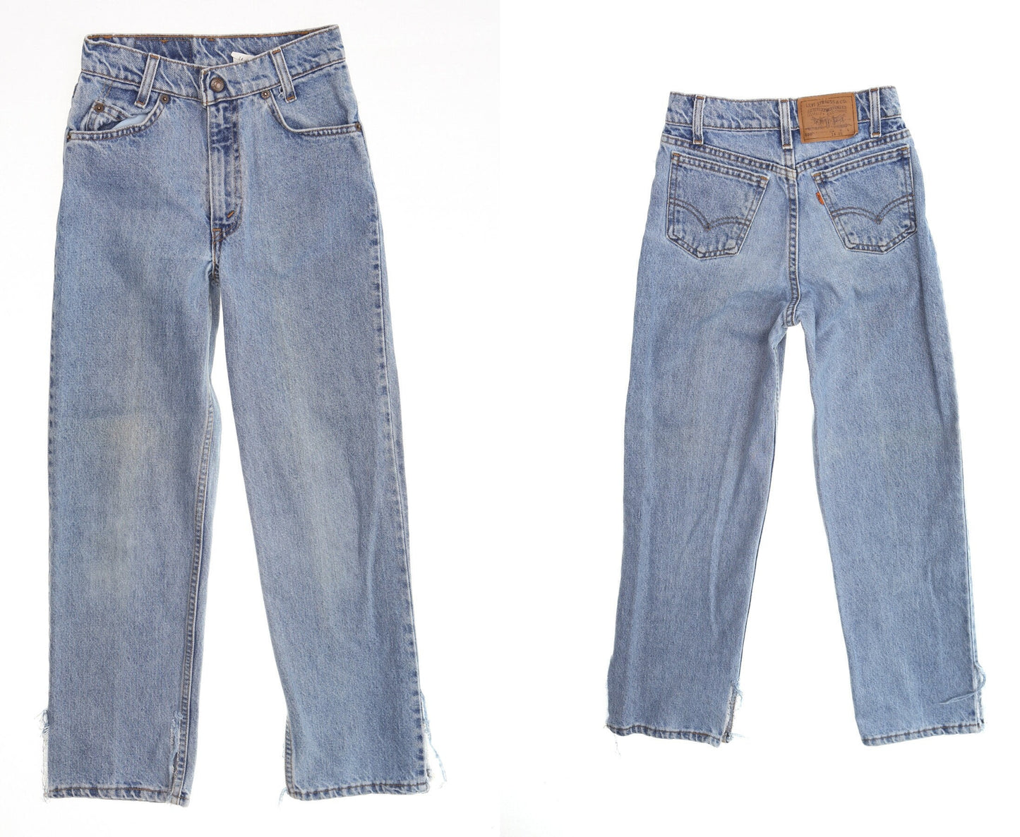 Vintage 550 levi's blue jeans denim pants made in usa relaxed slim 90's