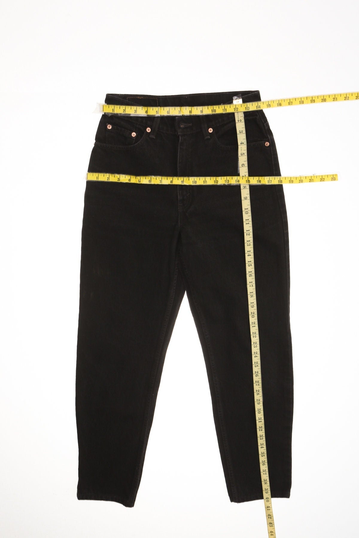 512 levi's jeans denim high waist pant black 90's mommy high water slim straight leg