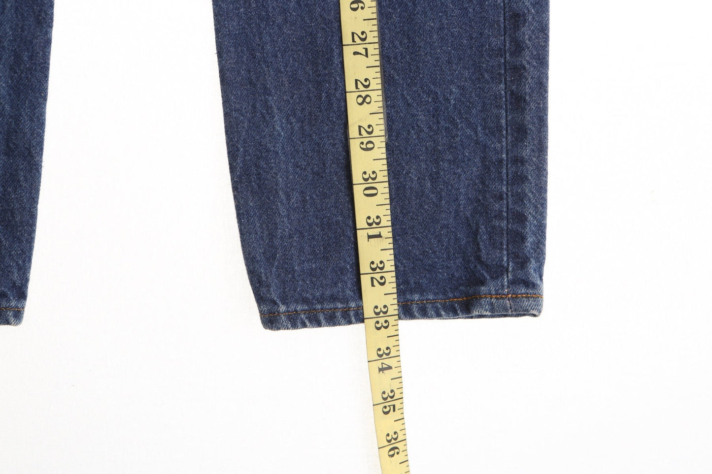 Vintage levi's jeans dark wash blue high waist wasit 24 90's made in usa 301 117