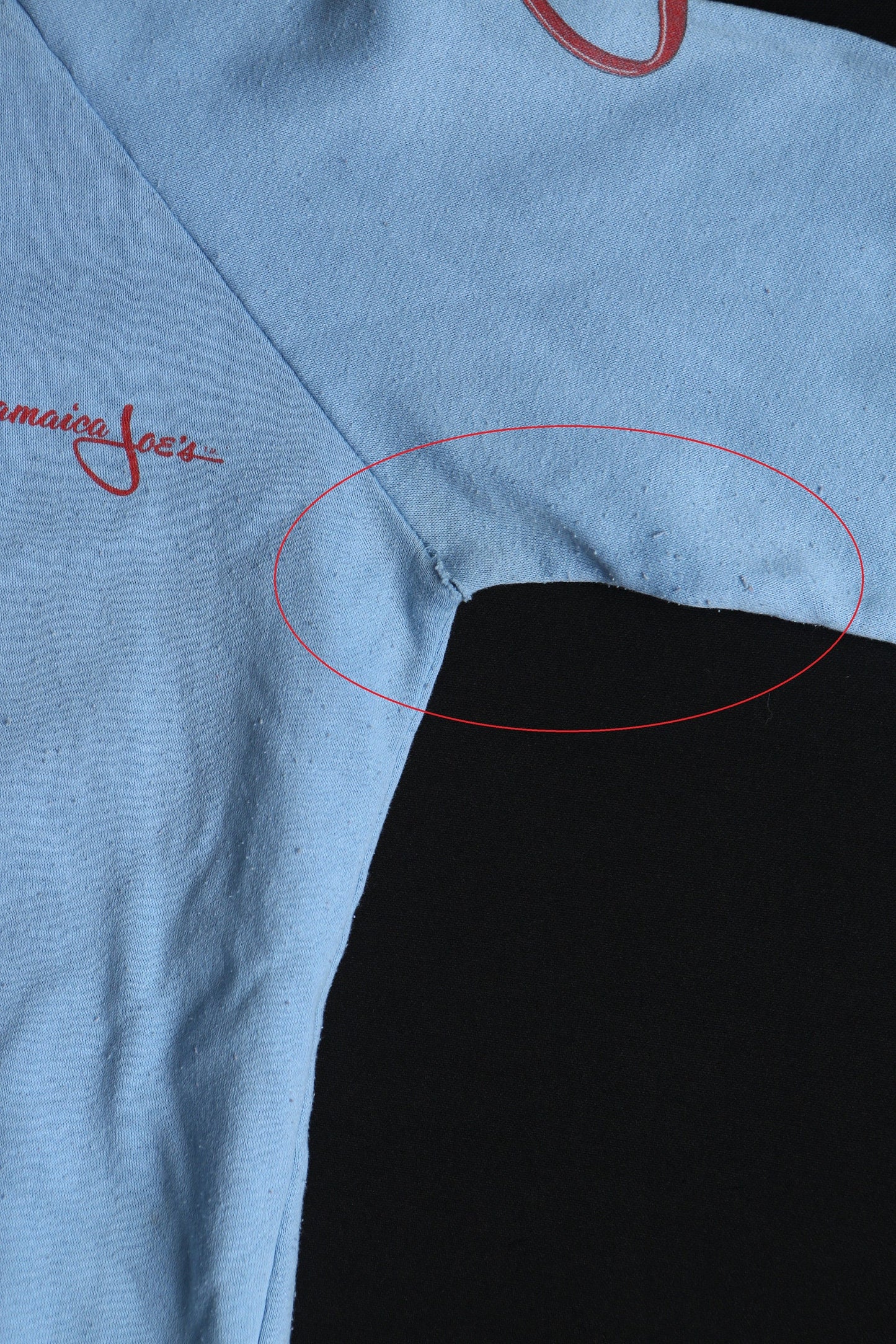 Sweatshirt vintage blue jamaica joe's rum graphic jungle