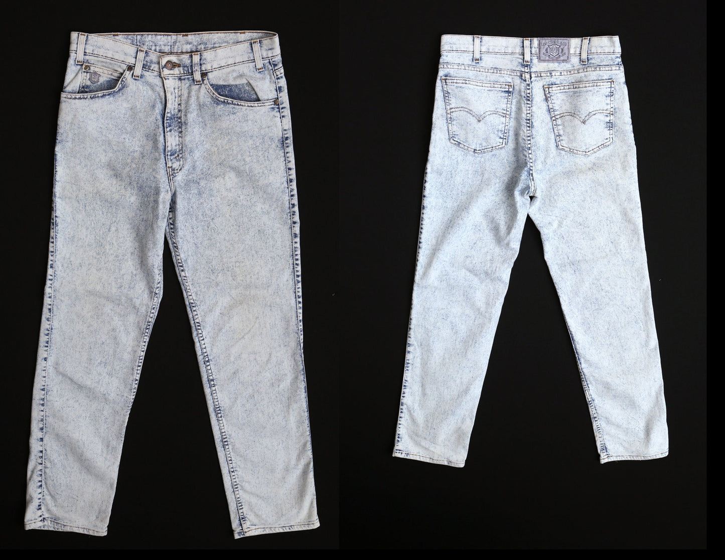 Vintage levi's white blue silver medal jeans denim pants men 90's made in usa