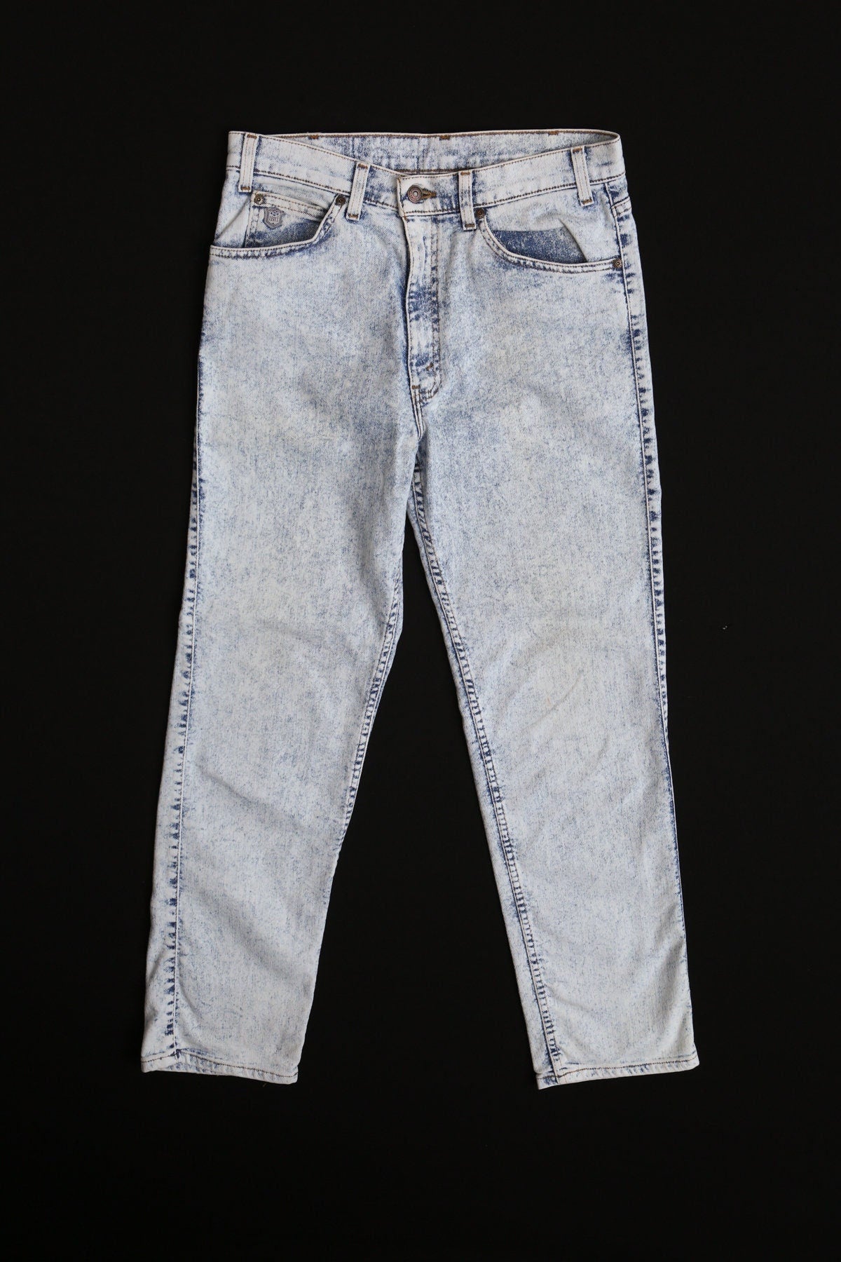 Vintage levi's white blue silver medal jeans denim pants men 90's made in usa