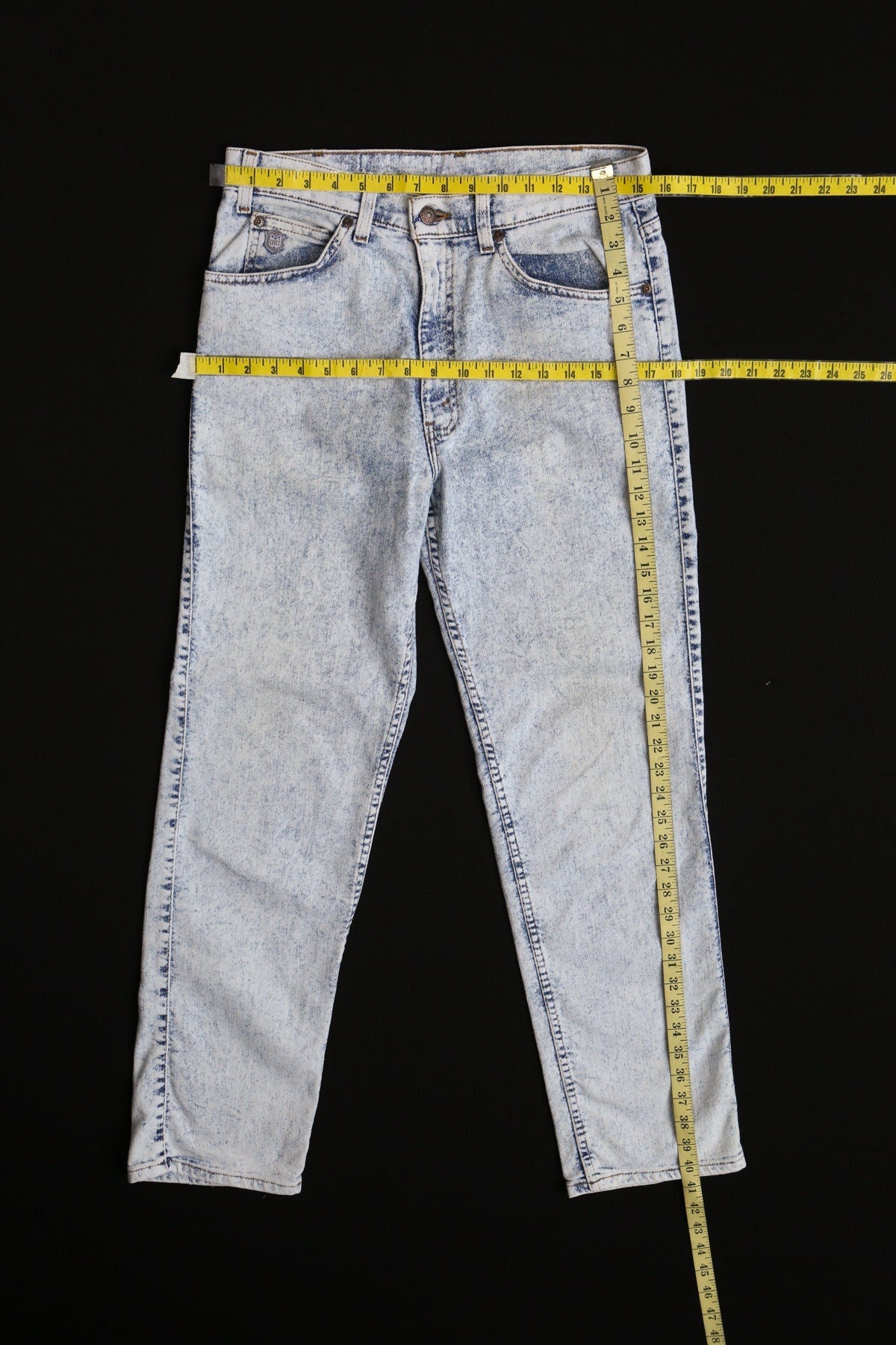 Vintage levi's white blue silver medal jeans denim pants men 90's made in usa