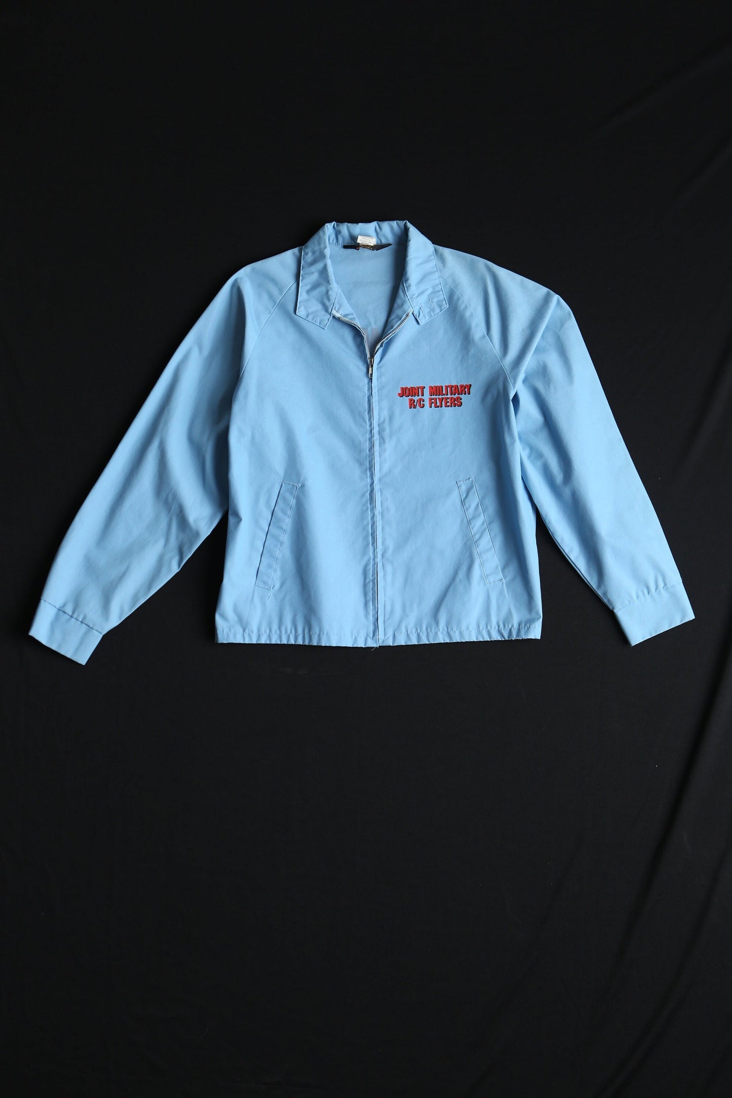 Vintage military jacket utility blue marines 60's rc flyers p f51 made in usa