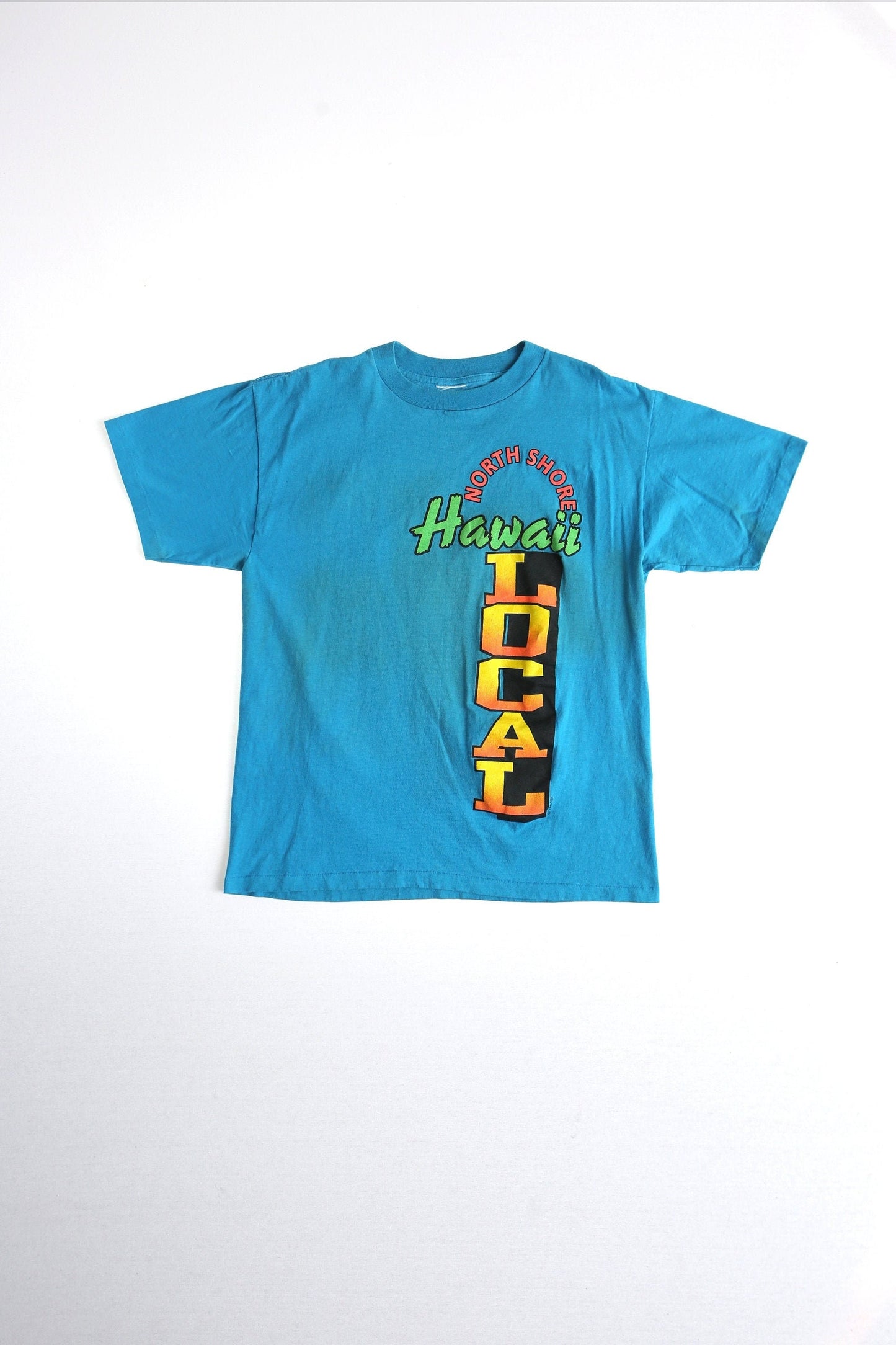 Hawaii t-shirt vintage surfing blue north shore graphic surf local surfer