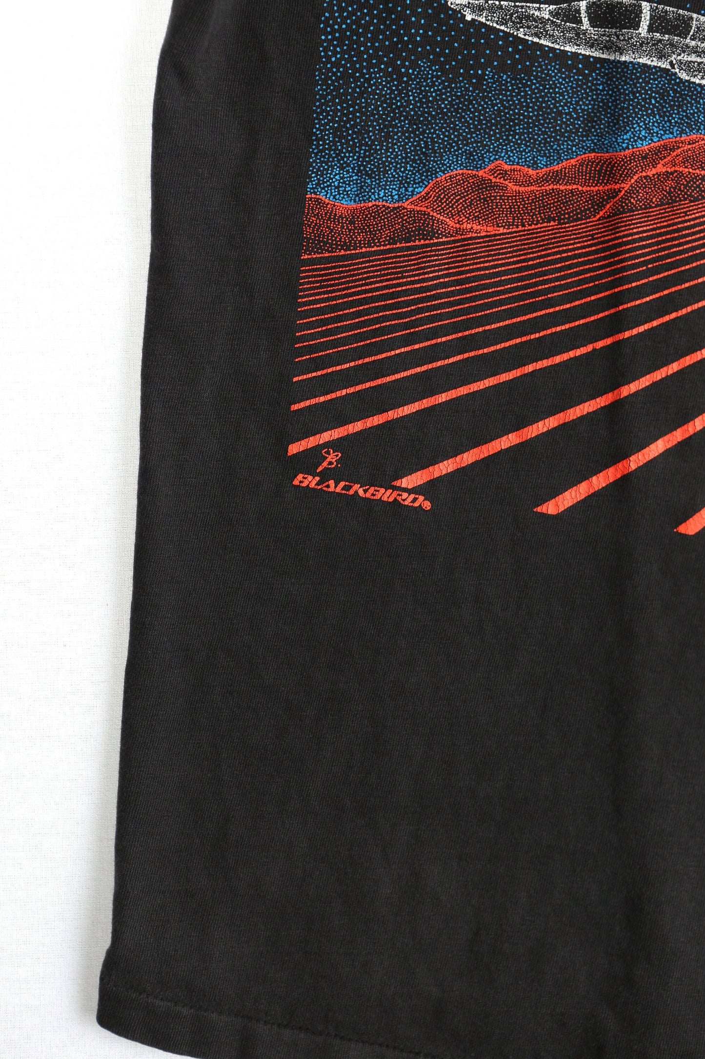 1986 blackbird military ariplane graphic t-shirt t-38 talon supersonic trainer