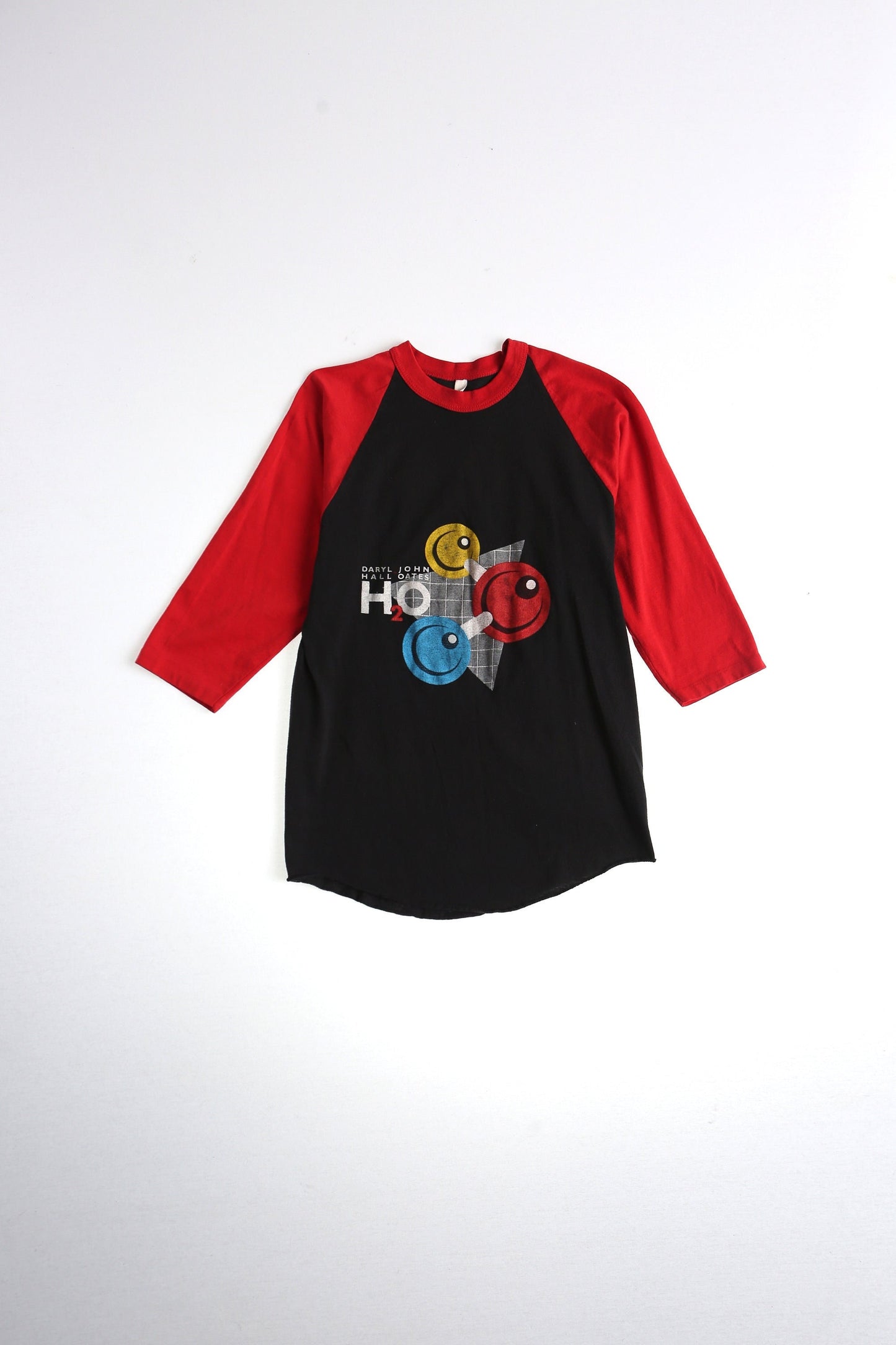 Daryl hall 1983 tour baseball t-shirt john oates h2o music concert rock