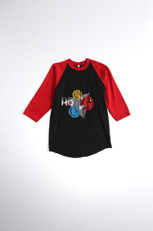 Daryl hall 1983 tour baseball t-shirt john oates h2o music concert rock