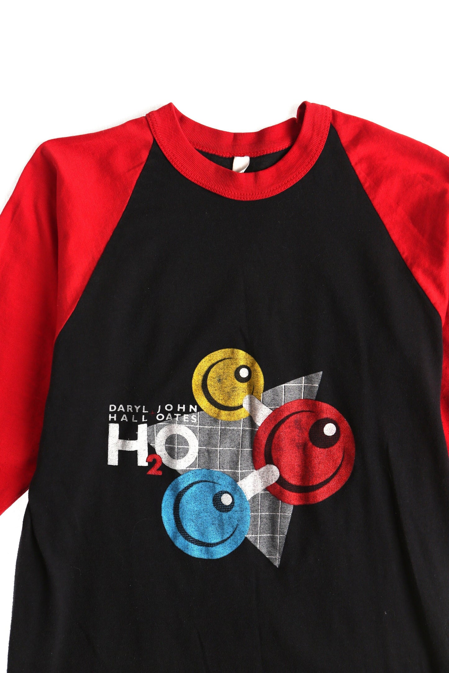Daryl hall 1983 tour baseball t-shirt john oates h2o music concert rock