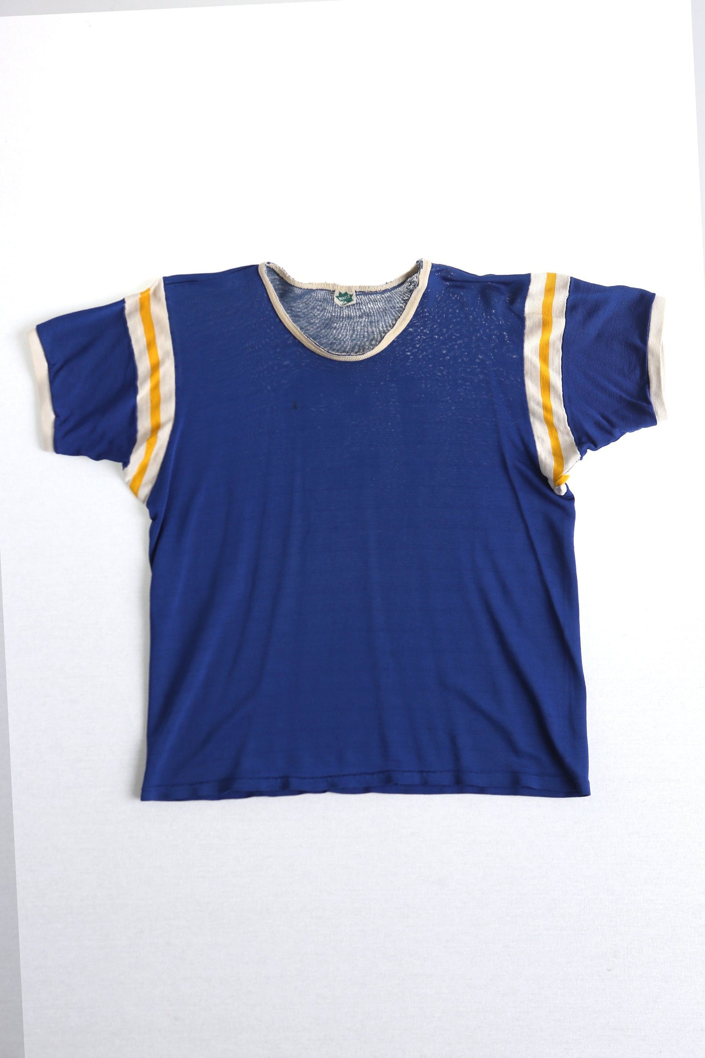 Vintage blue football jesrey maple label 60's number 13 large