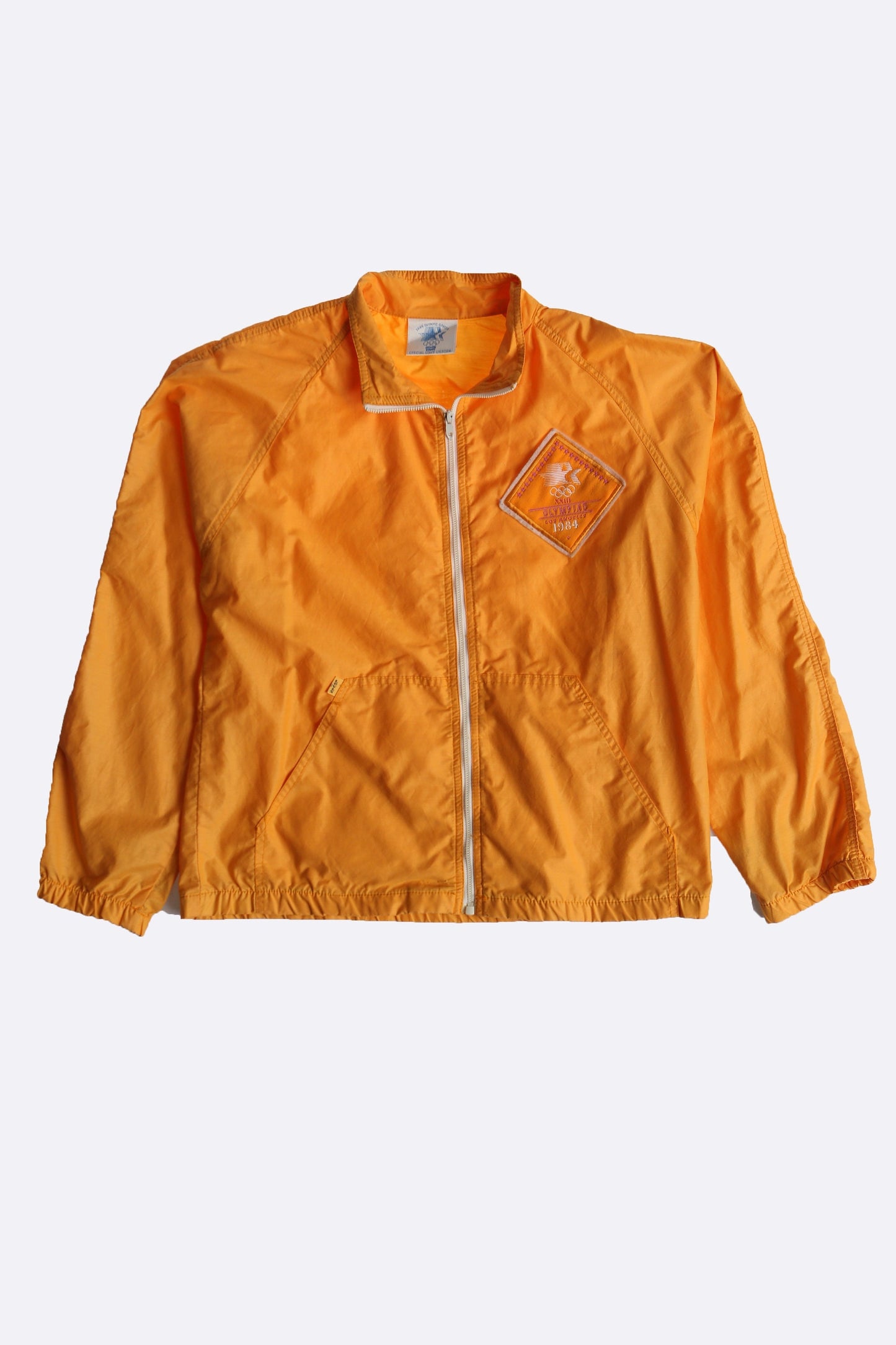 Levi's vintage nylon jacket yellow 1984 olympiad xxiii los angeles olympic games
