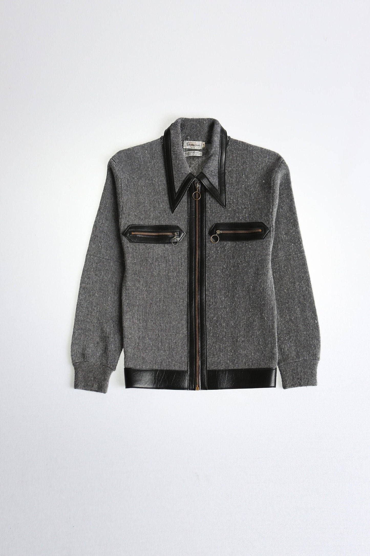 Men 60's jacket casual zipper vintage rockabilly 70's