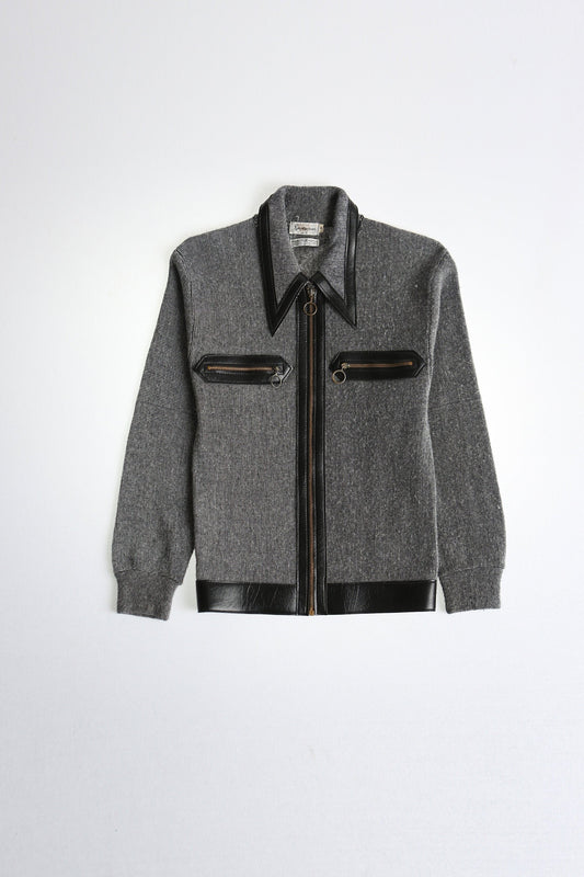 Men 60's jacket casual zipper vintage rockabilly 70's