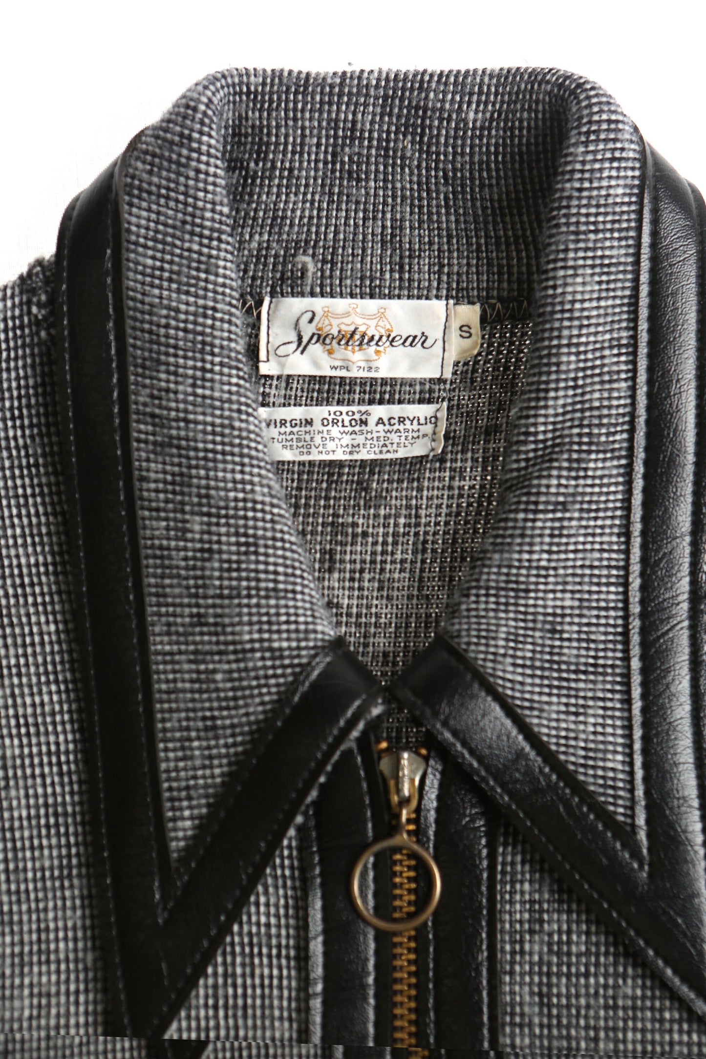 Men 60's jacket casual zipper vintage rockabilly 70's