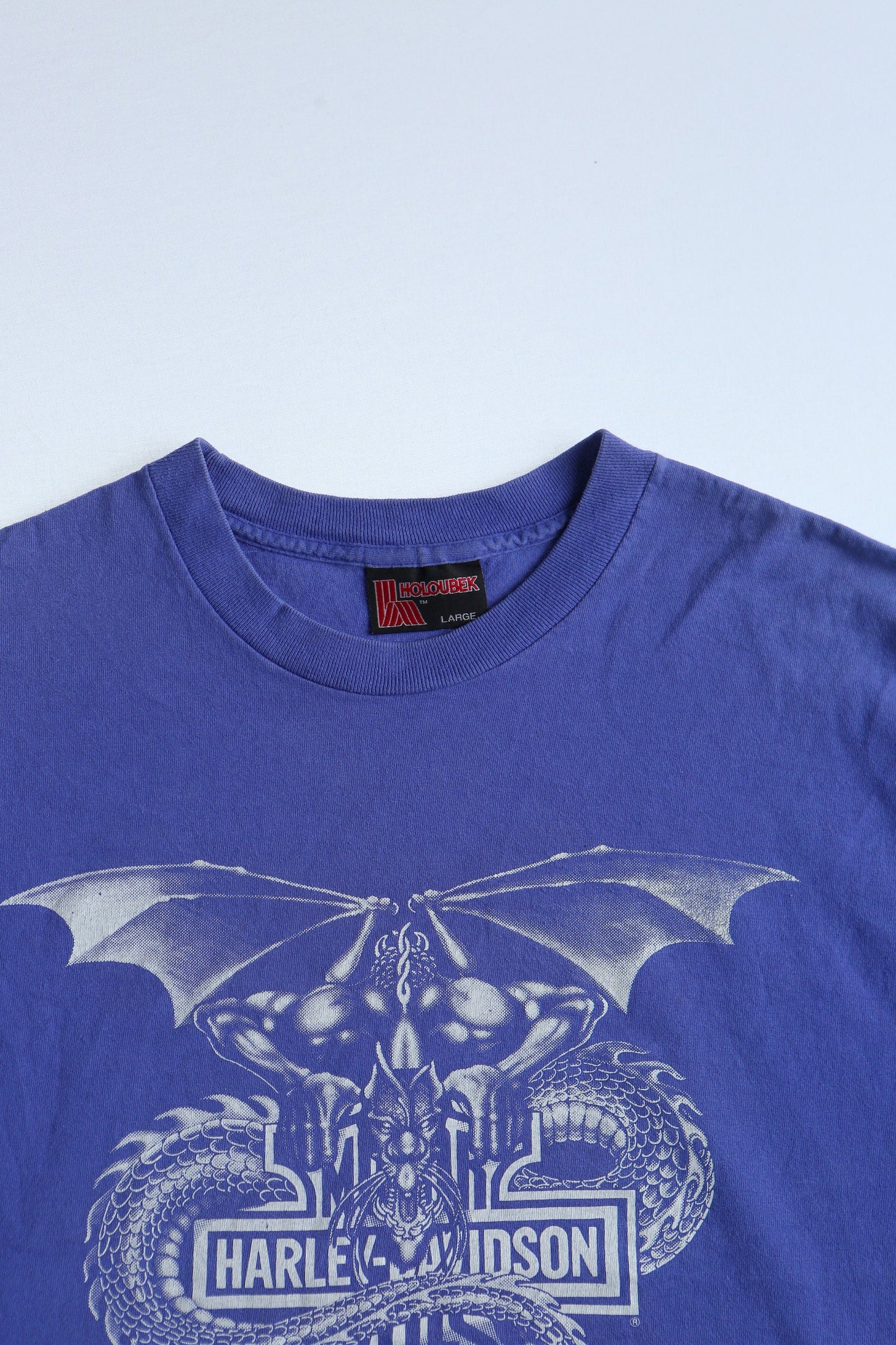 Purple harley davidson t-shirt biker motorcycles california santa maria made in usa dragon eagle rare vintage 90's