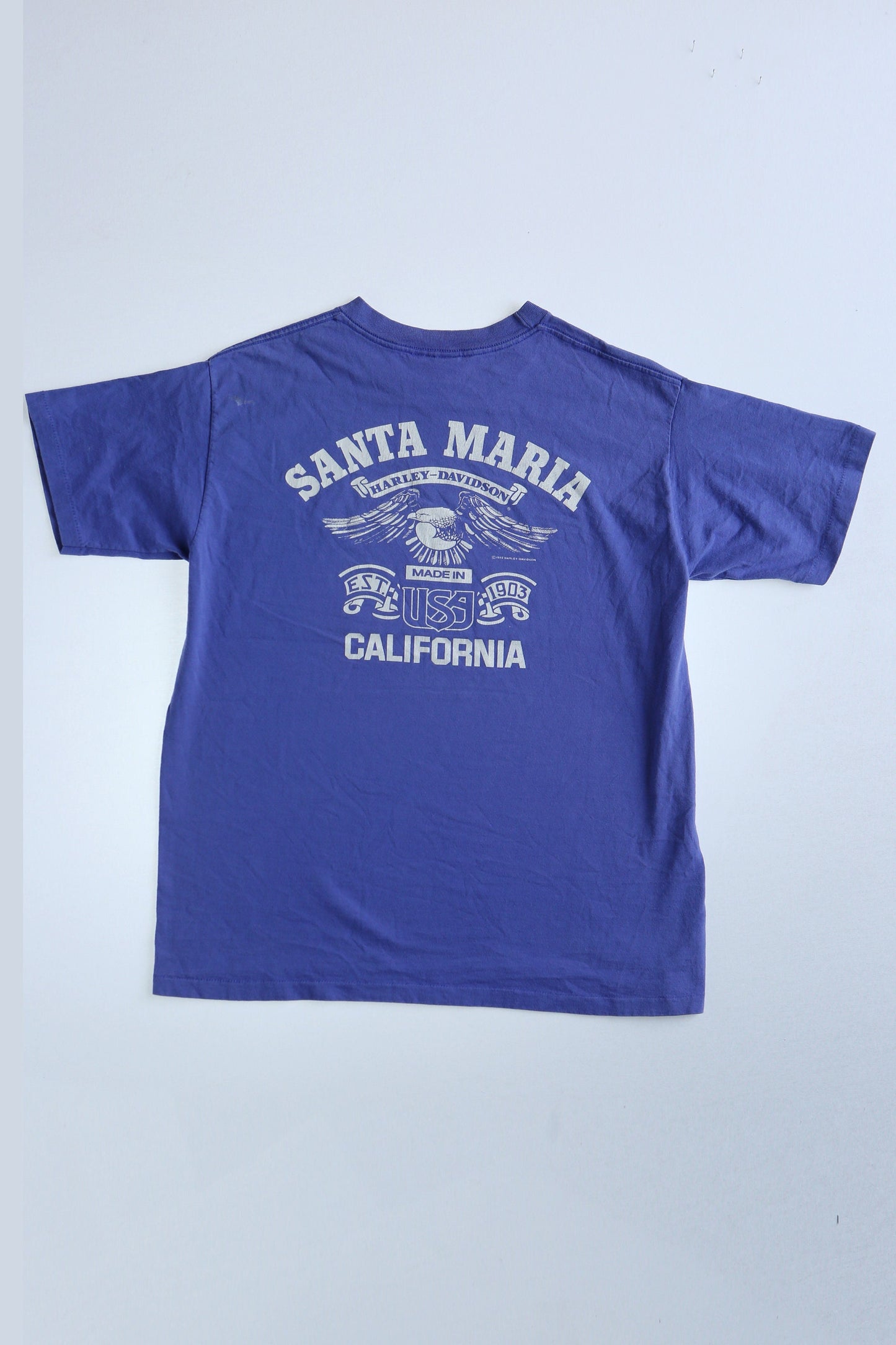 Purple harley davidson t-shirt biker motorcycles california santa maria made in usa dragon eagle rare vintage 90's