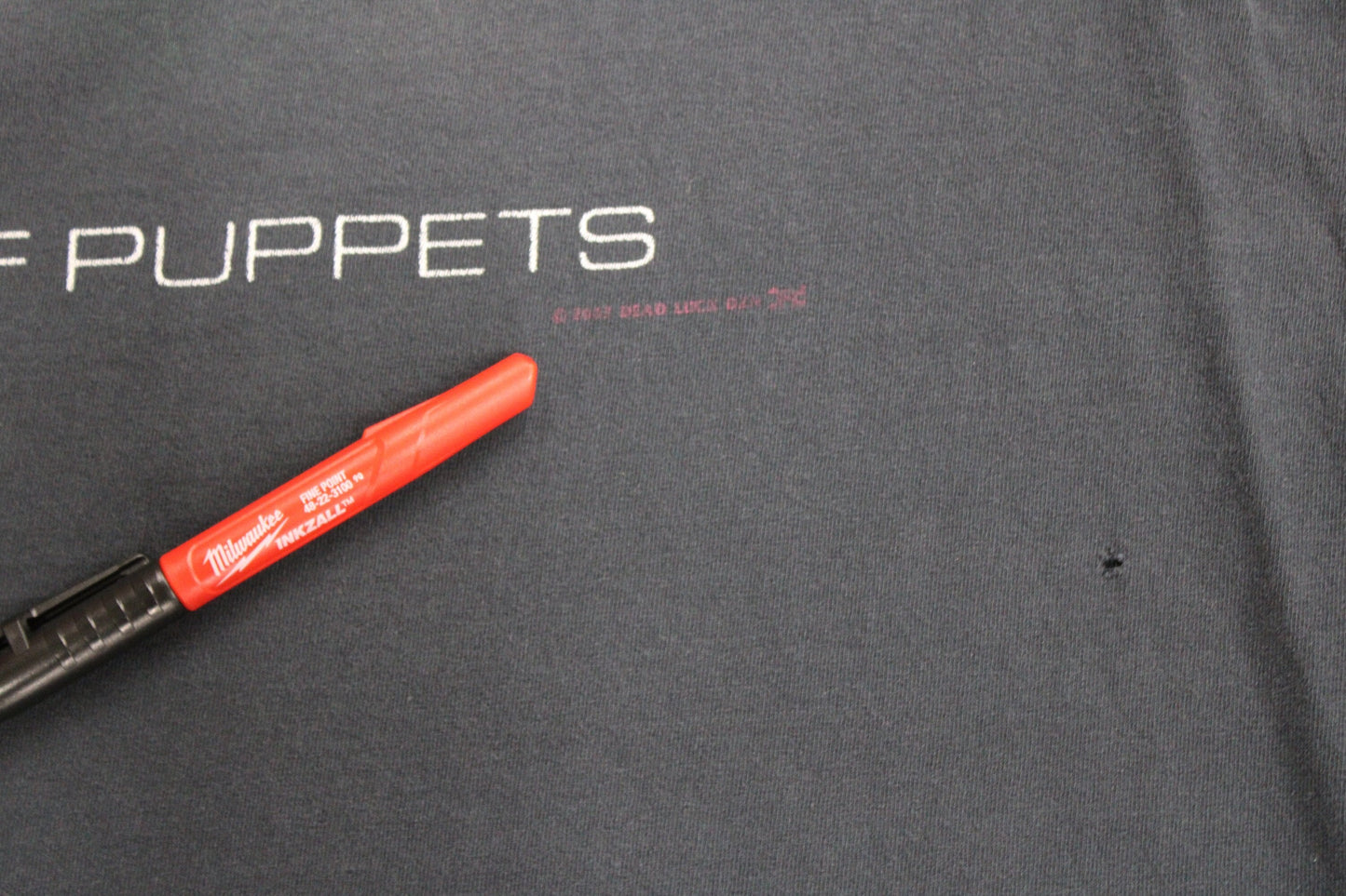 Metallica master of puppets t-shirt black rock 2005 crosses cementary fruits of the loom