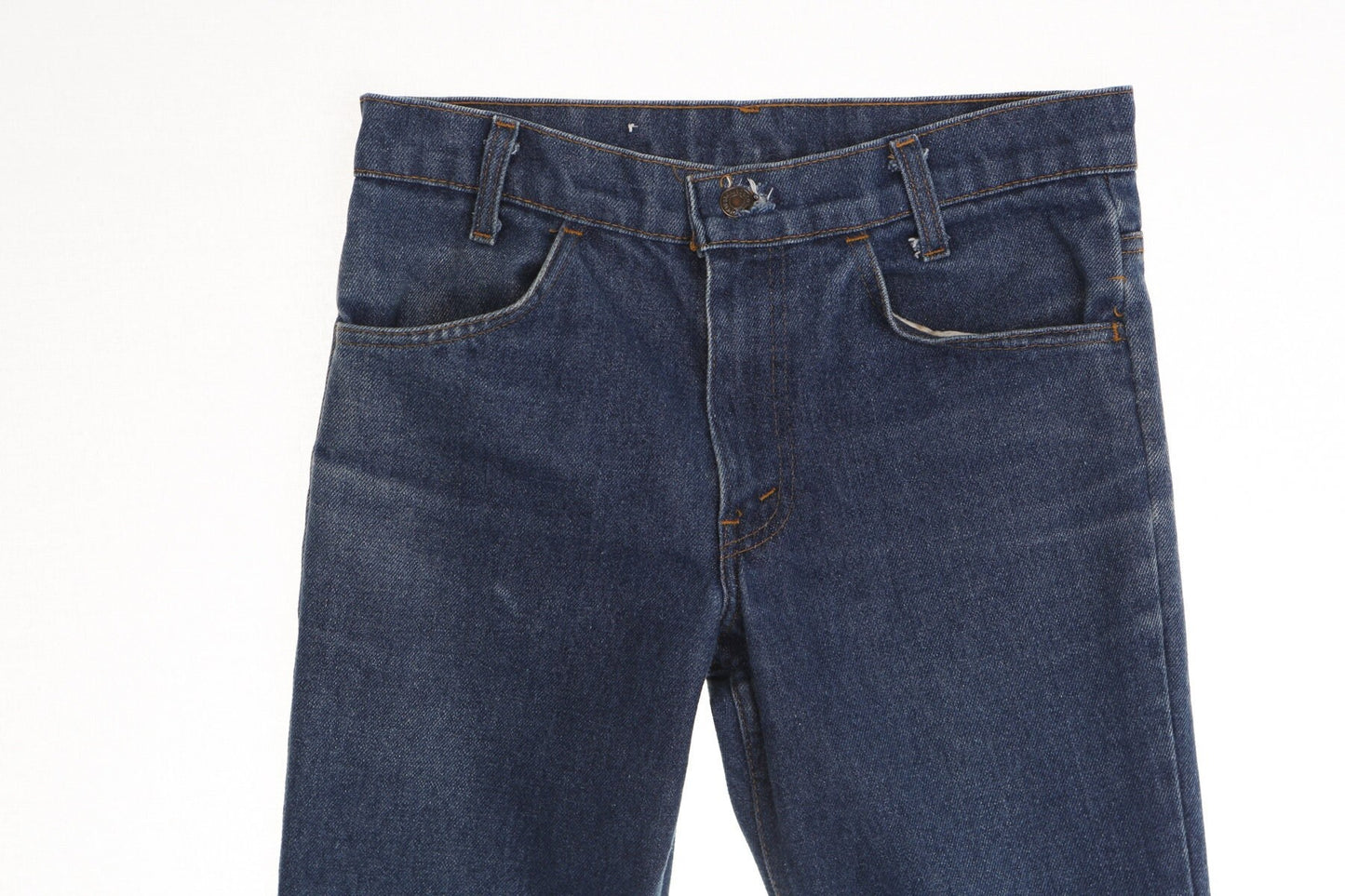 Vintage 517 levi's denim pants jeans orange tab bell bottom hippie 70's blue medium wash