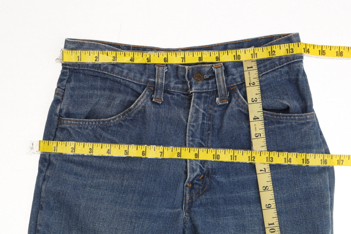 Vintage Levi's Denim Bell Bottom Pants - Estimated Era 1970's - 1980's - Estimated Style 517