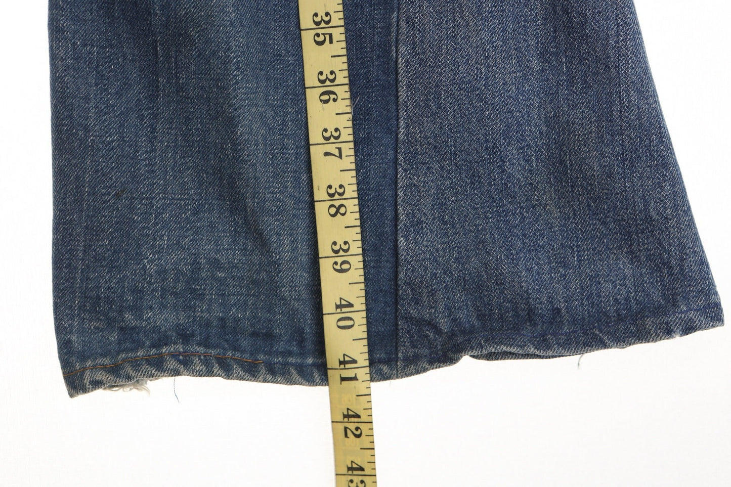 Vintage Levi's Denim Bell Bottom Pants - Estimated Era 1970's - 1980's - Estimated Style 517