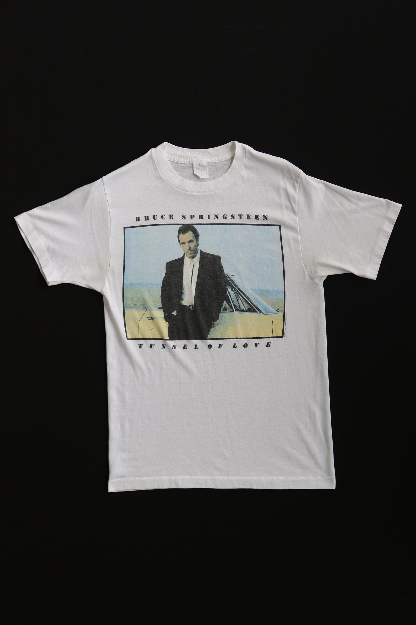 Vintage t-shirt bruce springsteen tunnel of love white rock ビンテージ t-シャツ
