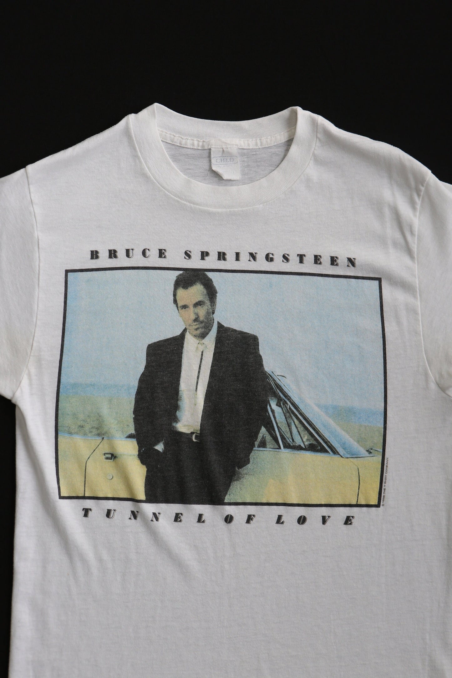 Vintage t-shirt bruce springsteen tunnel of love white rock ビンテージ t-シャツ