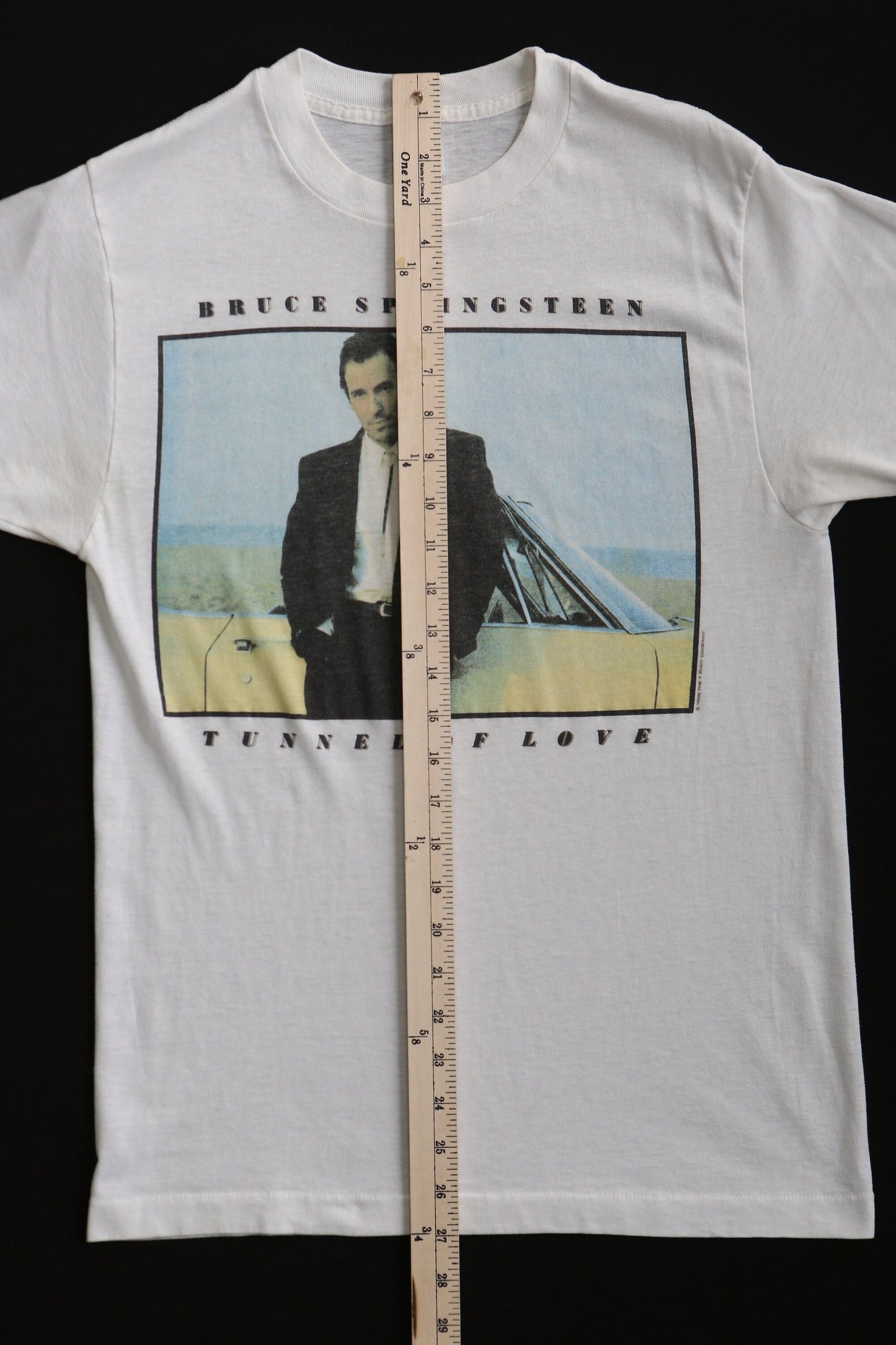 Vintage t-shirt bruce springsteen tunnel of love white rock ビンテージ t-シャツ