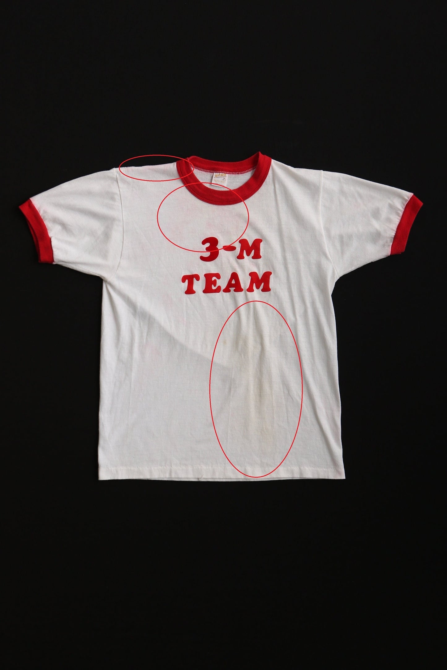Vintage 70's t-shirt woodland school 3m team ビンテージ