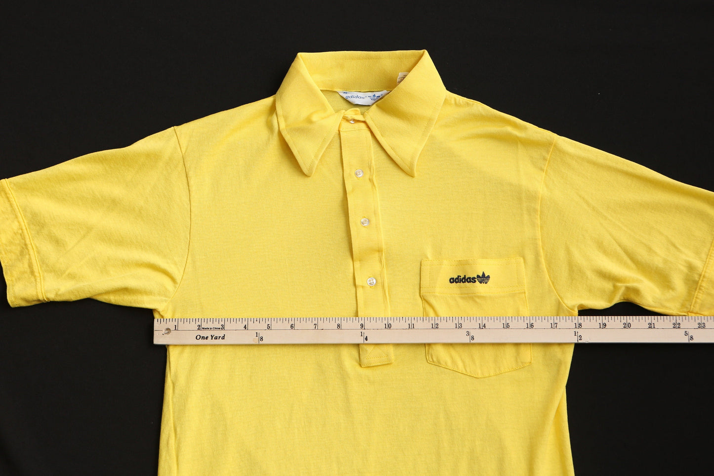 Vintage adidas polo shirt tennis collared 70's men rare deadstock シャツ ビンテージ