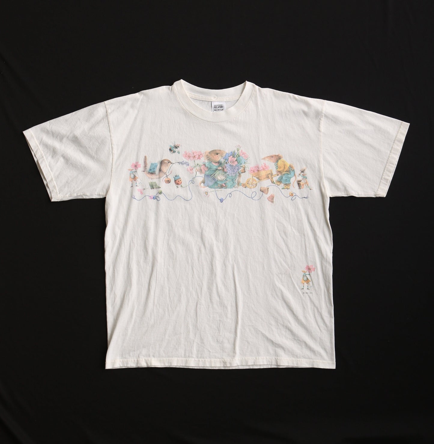 Vintage graphic t-shirt mouses flowers farm animals 90's y2k t-シャツ シャツ
