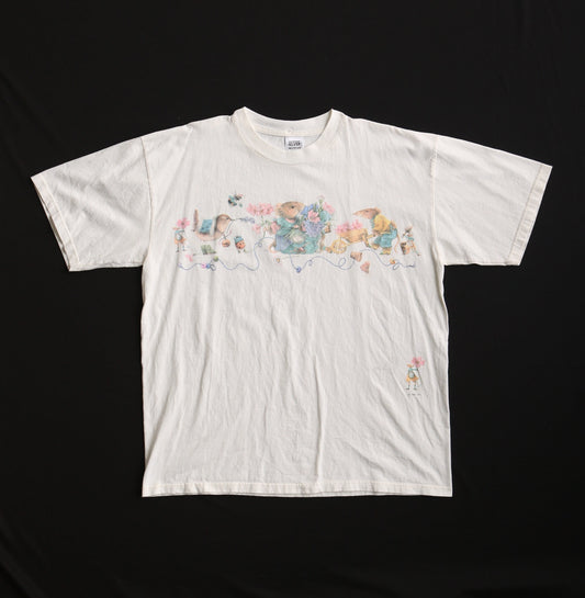 Vintage graphic t-shirt mouses flowers farm animals 90's y2k t-シャツ シャツ