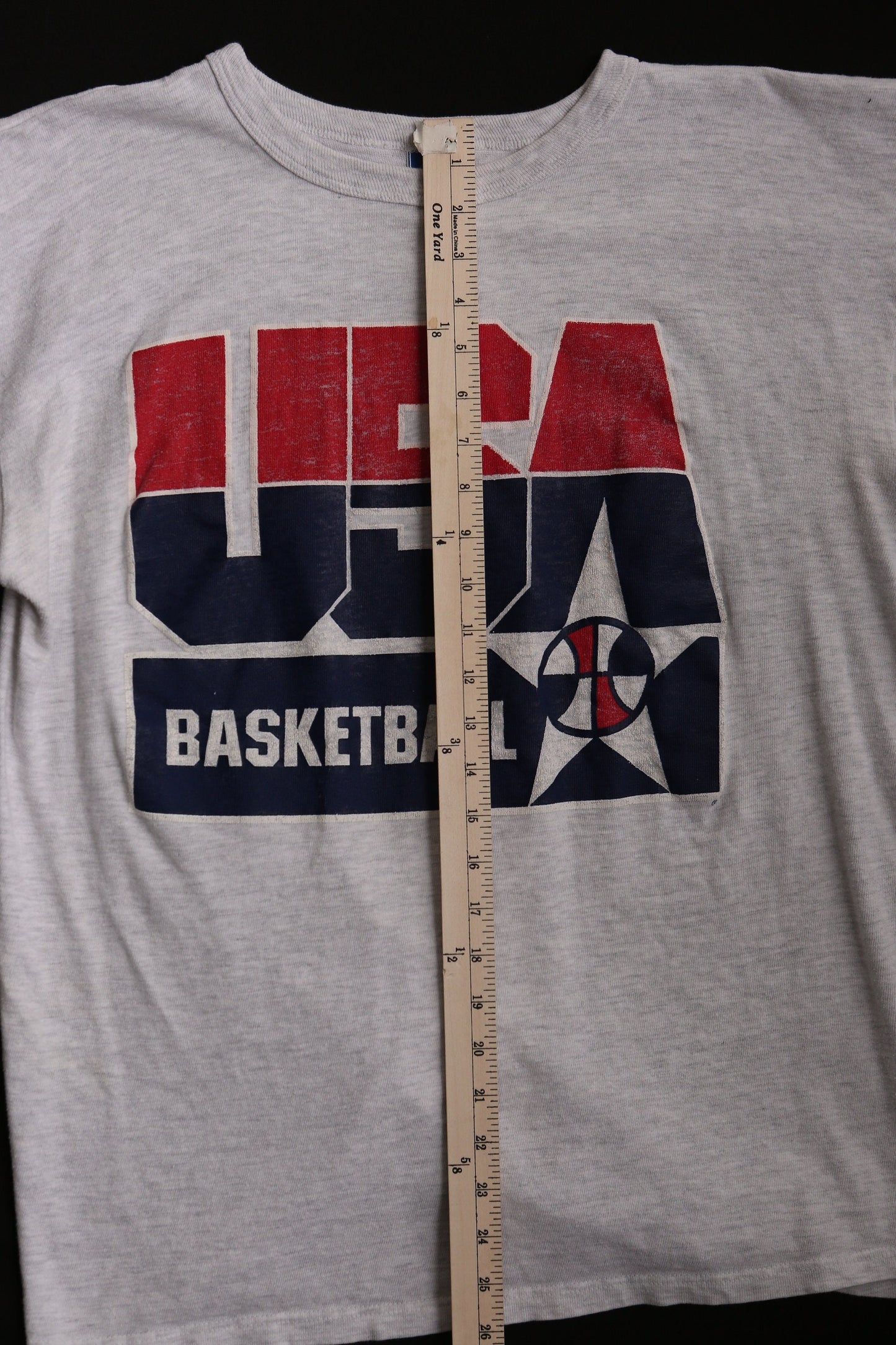 Champion vintage t-shirt usa basketball gray xl made in usa