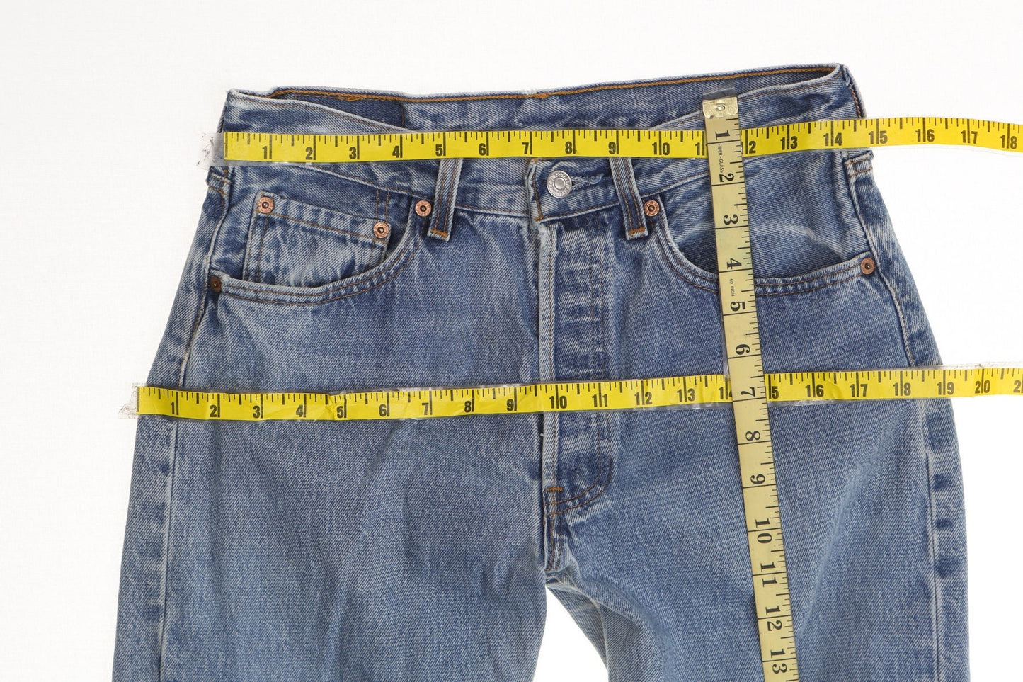 Vintage 501 levi's jeans denim pants blue 90's men made in usa high waist women