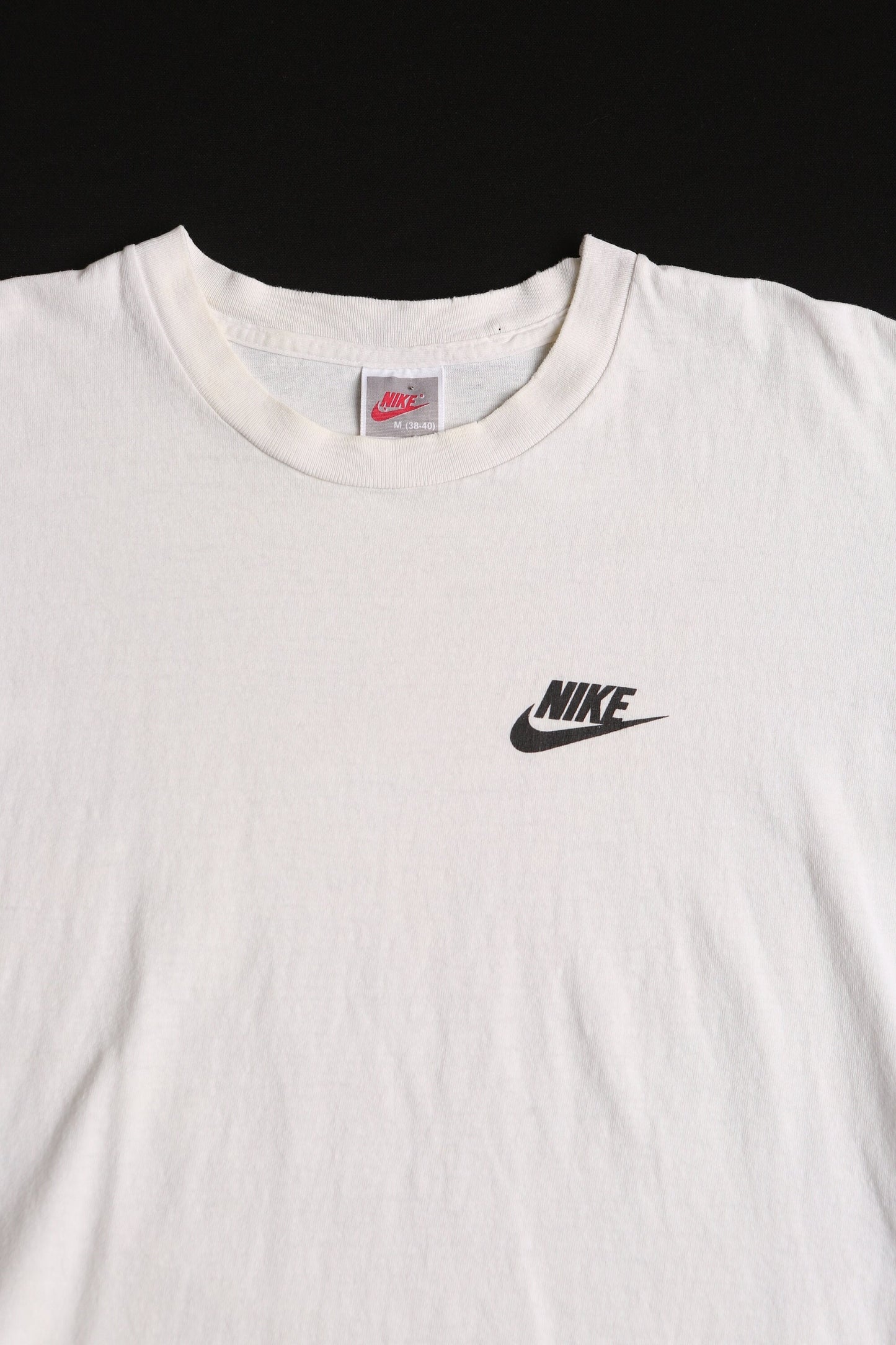 Vintage nike t-shirt graphic just do it white red fly medium made in usa