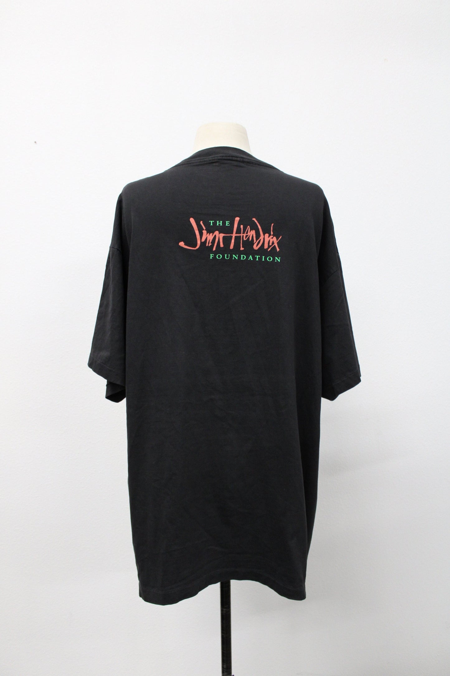 Jimmy hendrix vintage tee t-shirt black foundation rock t-shirt made in usa winterland label