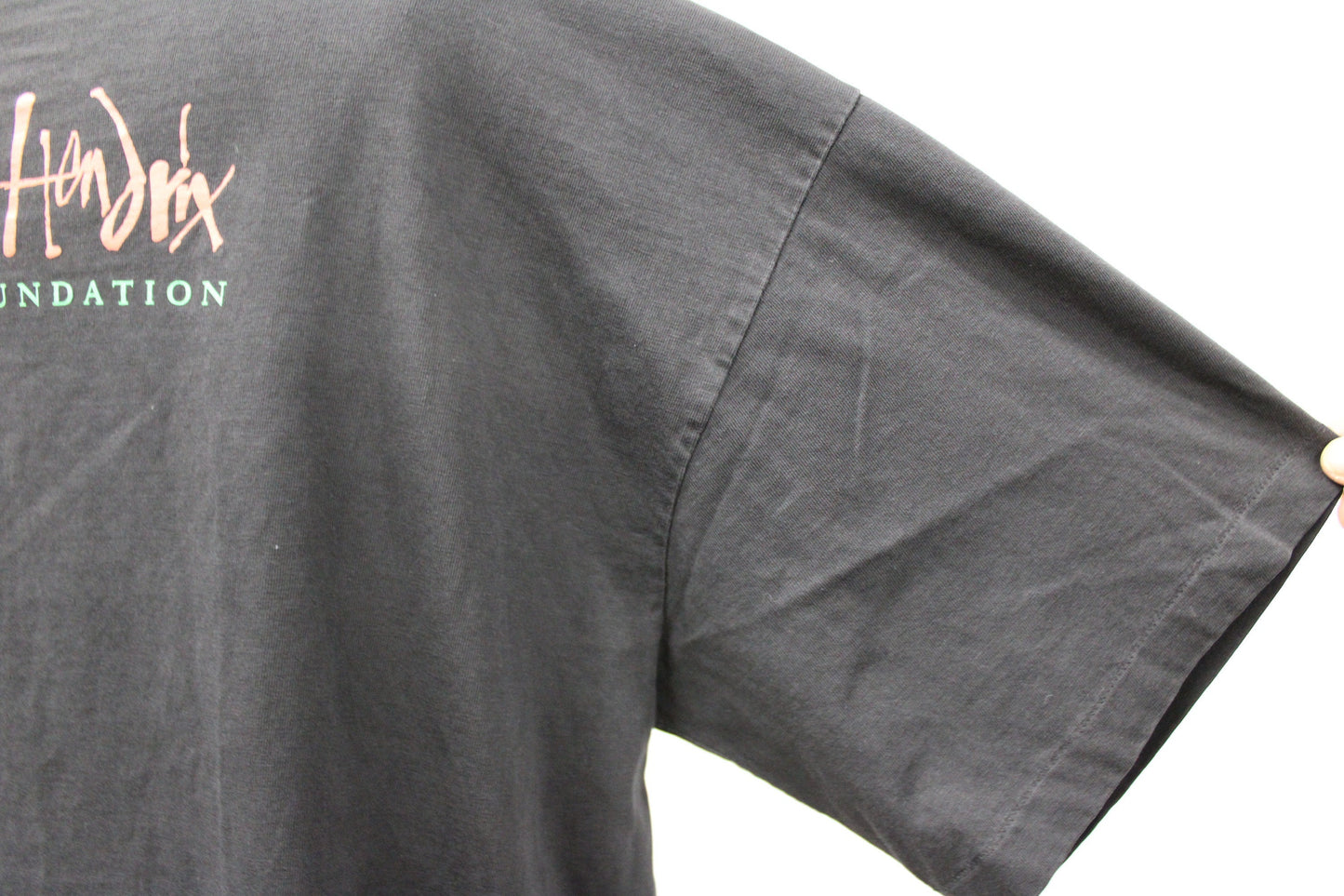 Jimmy hendrix vintage tee t-shirt black foundation rock t-shirt made in usa winterland label