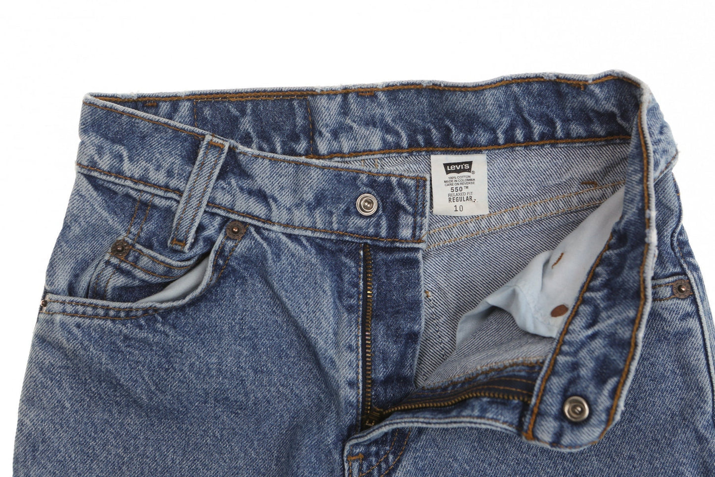 550 vintage levi's jeans denim pants high waist 90's high rise women mommy