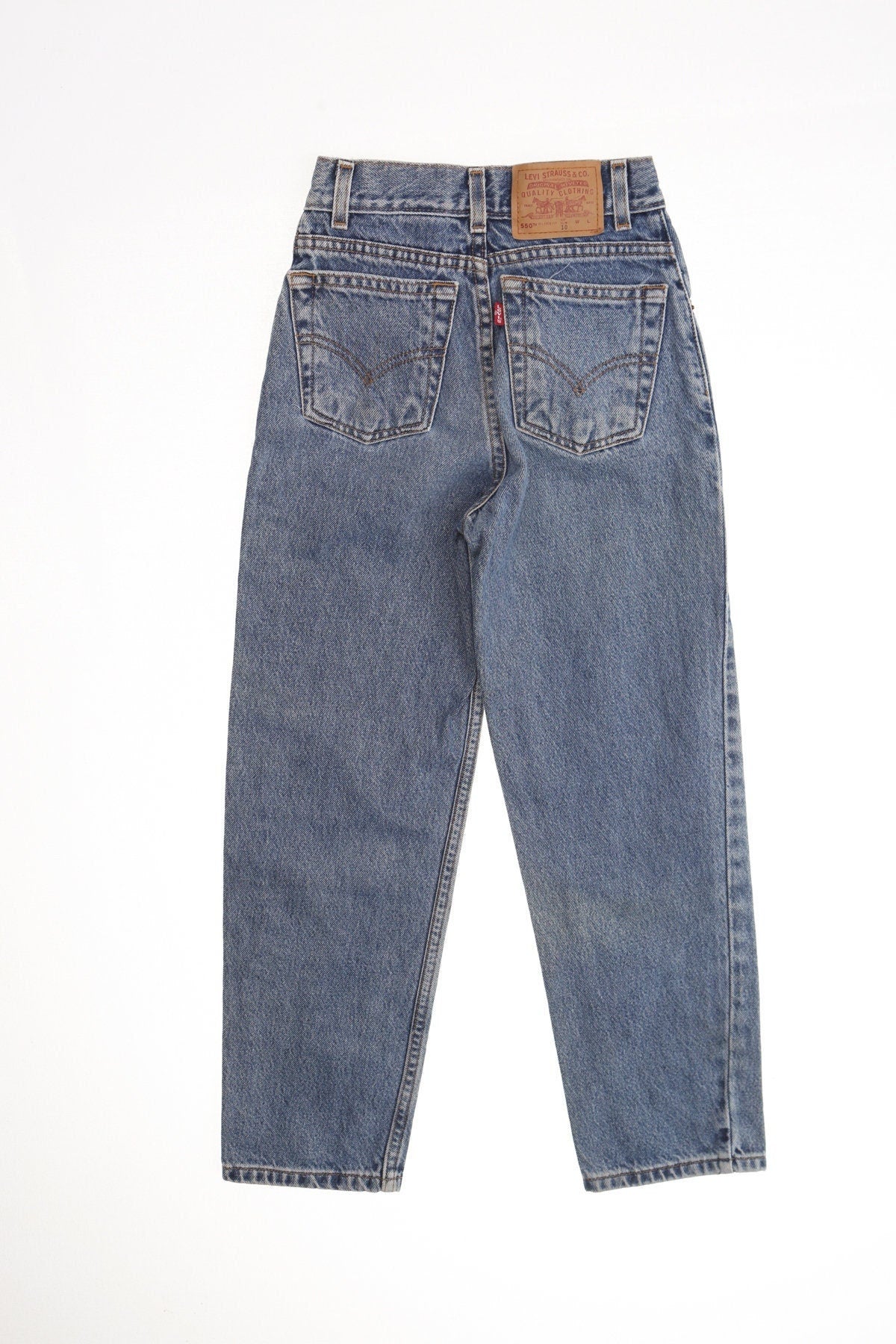 Vintage 550 levi's jeans denim pants 90's relaxed fit slim men 10